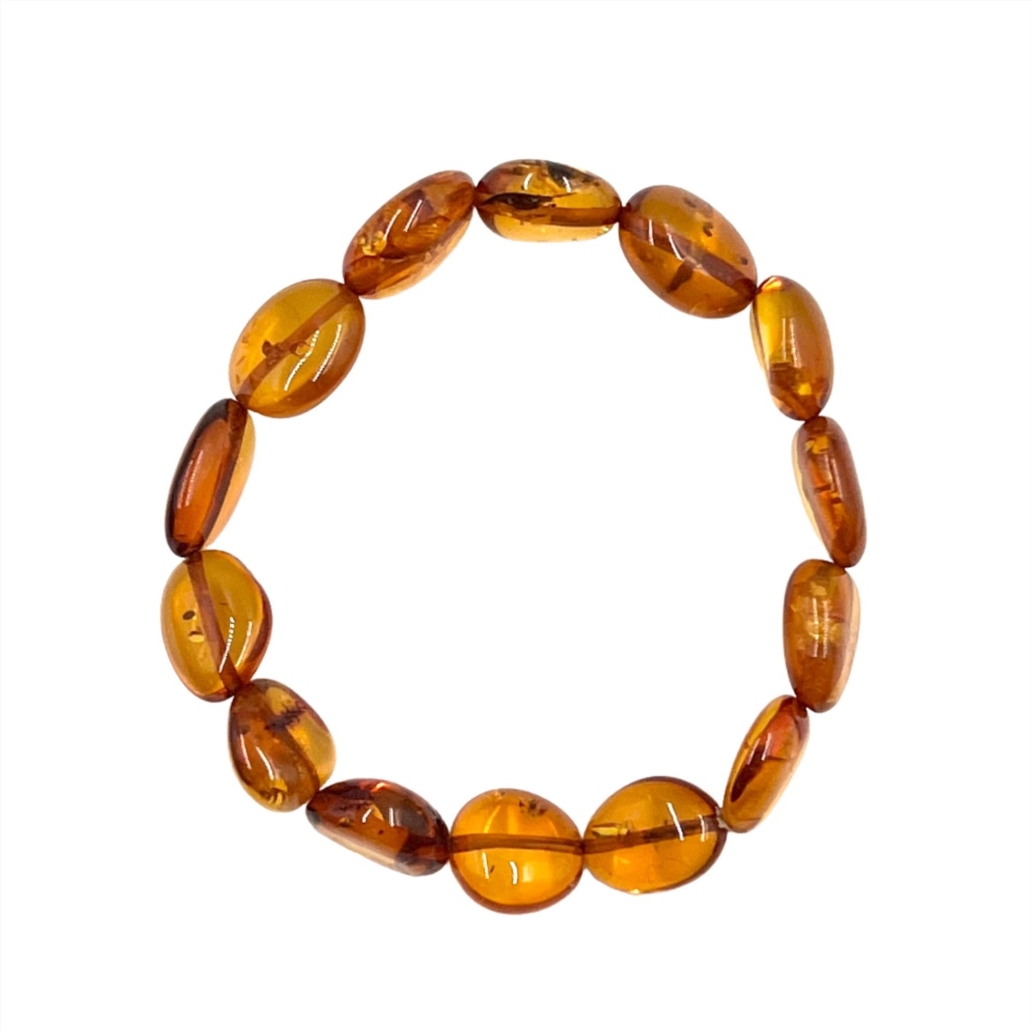 Amber Oval Stretchy Bracelets