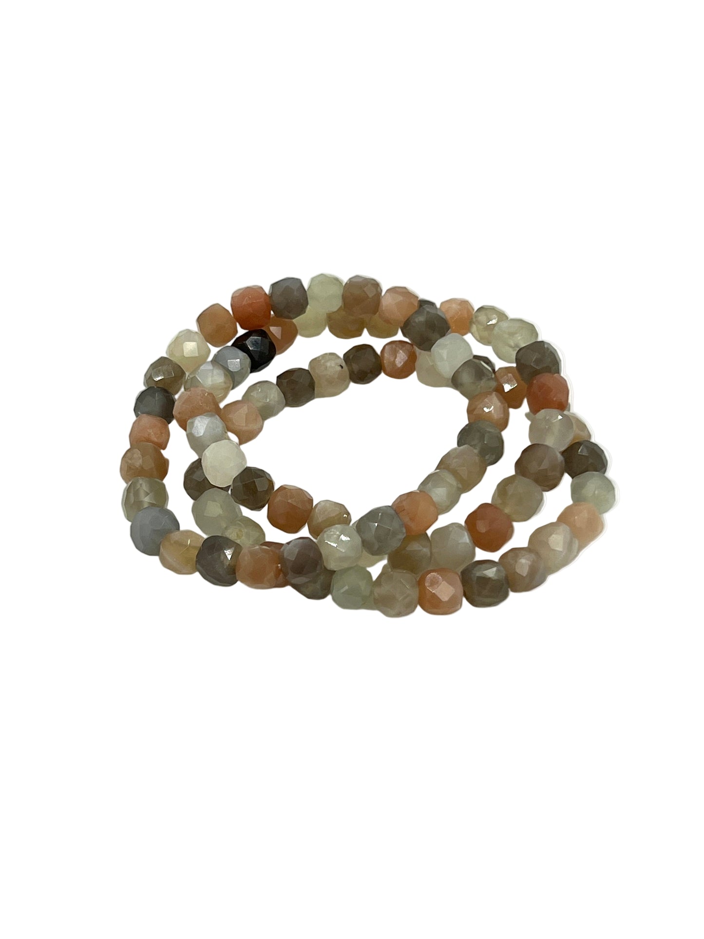 Cats Eye Moonstone Beaded Bracelet
