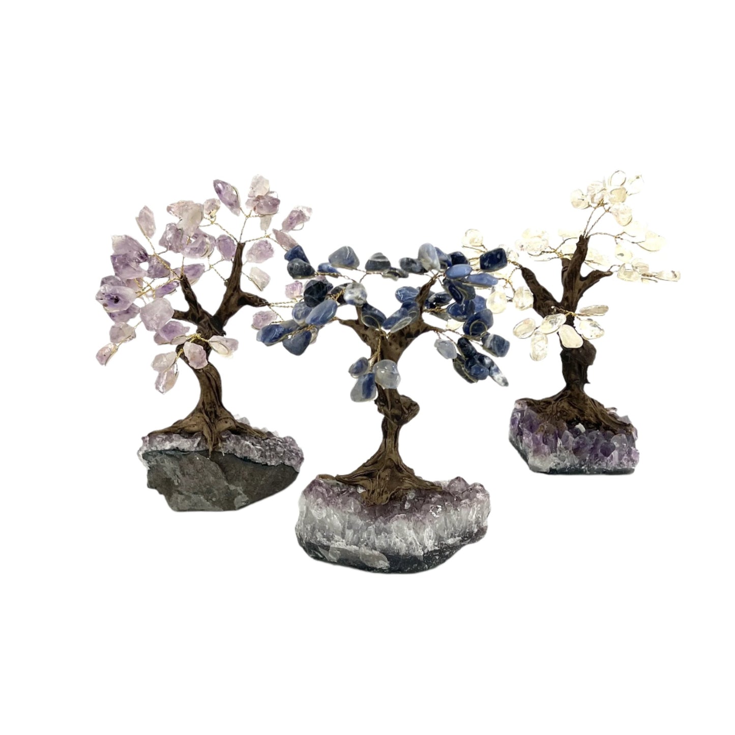 Crystal Trees with Amethyst Base