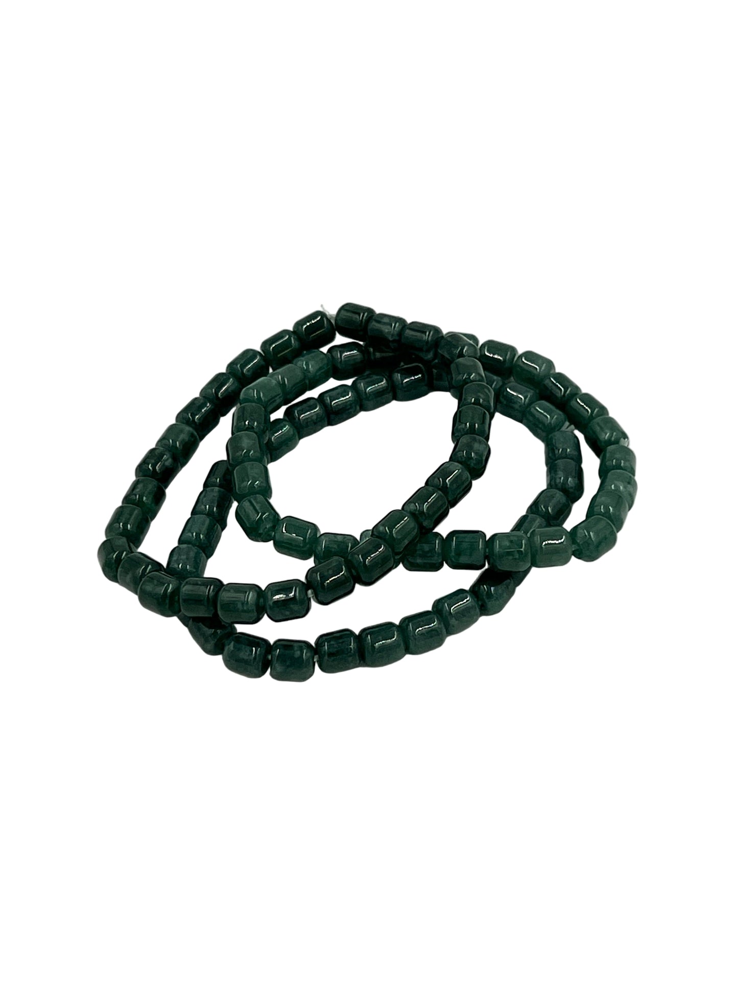 Jade Thin Tube Beaded Bracelets