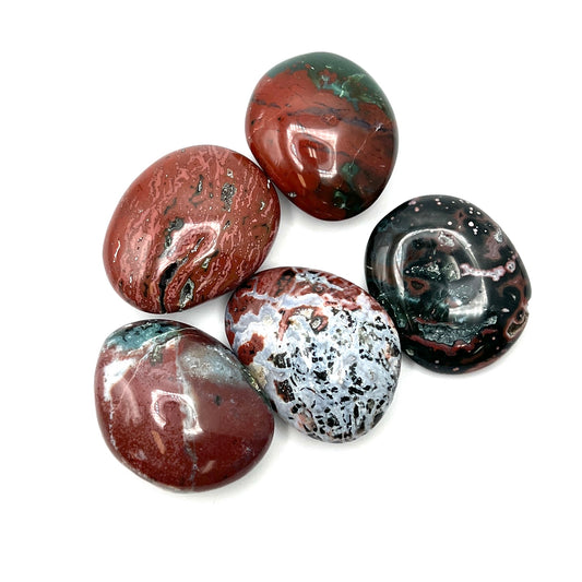 Ocean Jasper Freeform Palm Stones
