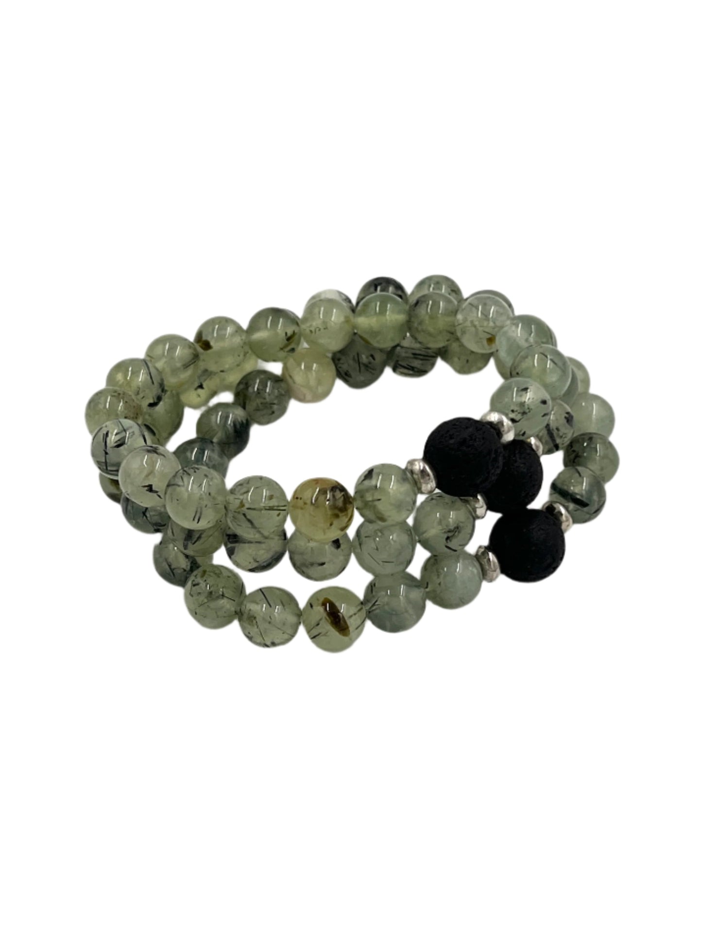 Prehnite & Epidote Stretchy Bracelets