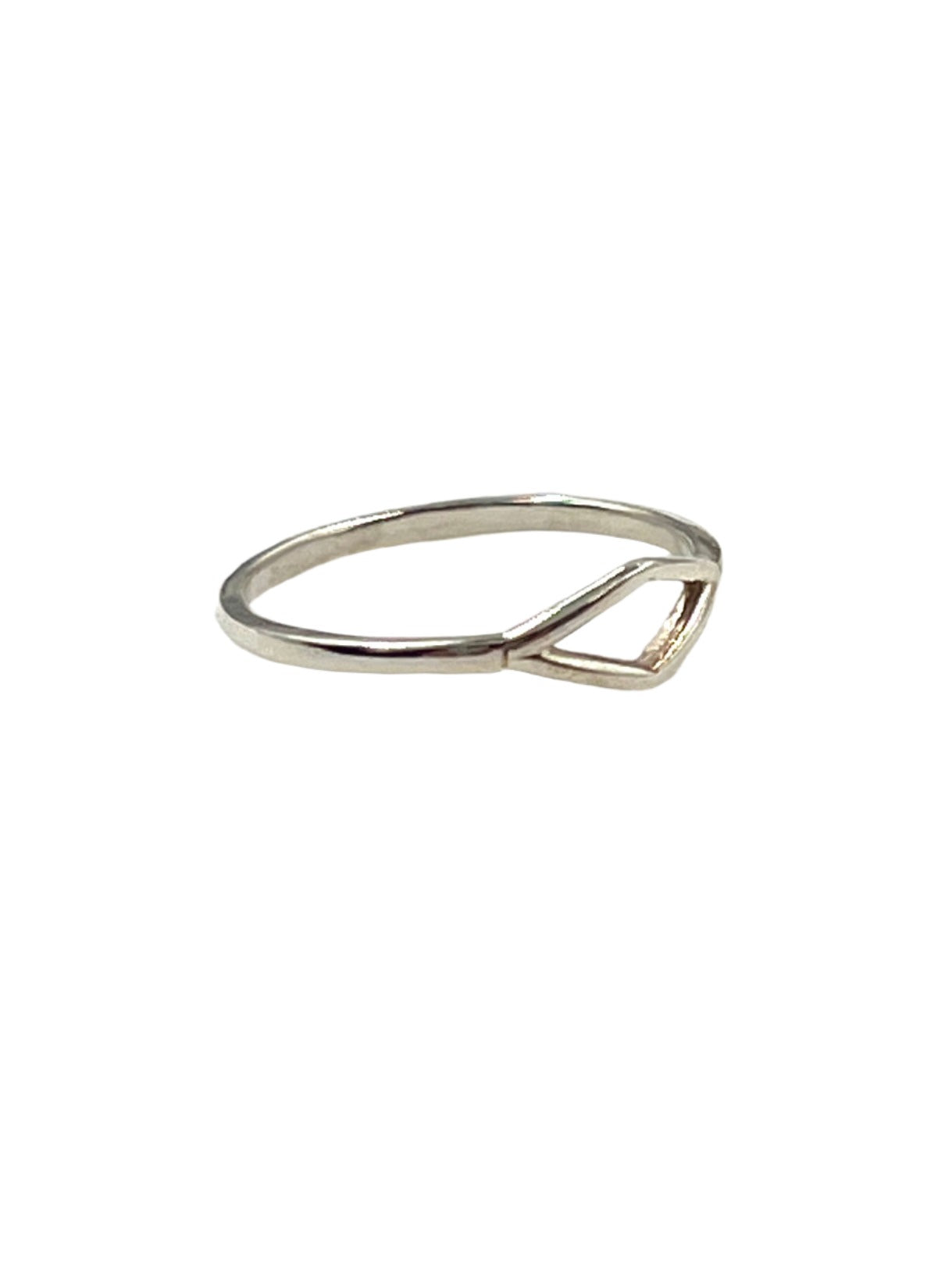 Sterling Diamond Ring
