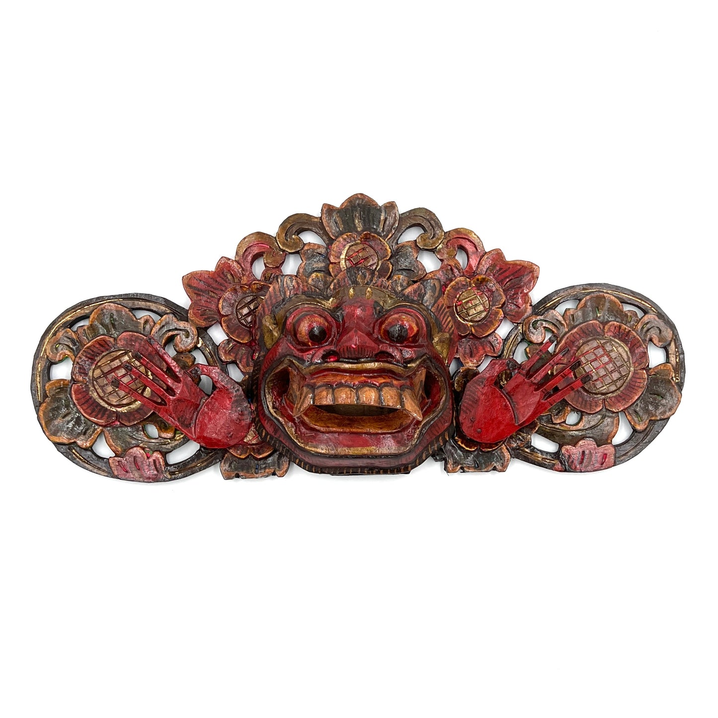 Hand Carved & Painted Boma Masks