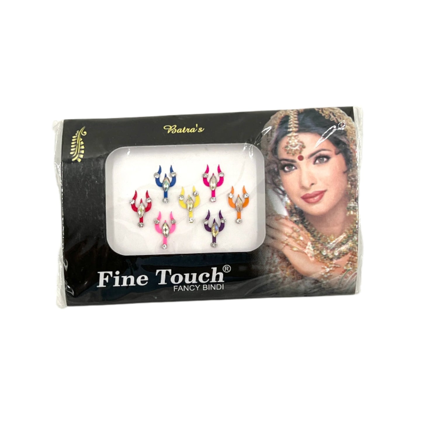 Stick on Trident Rhinestone Bindi
