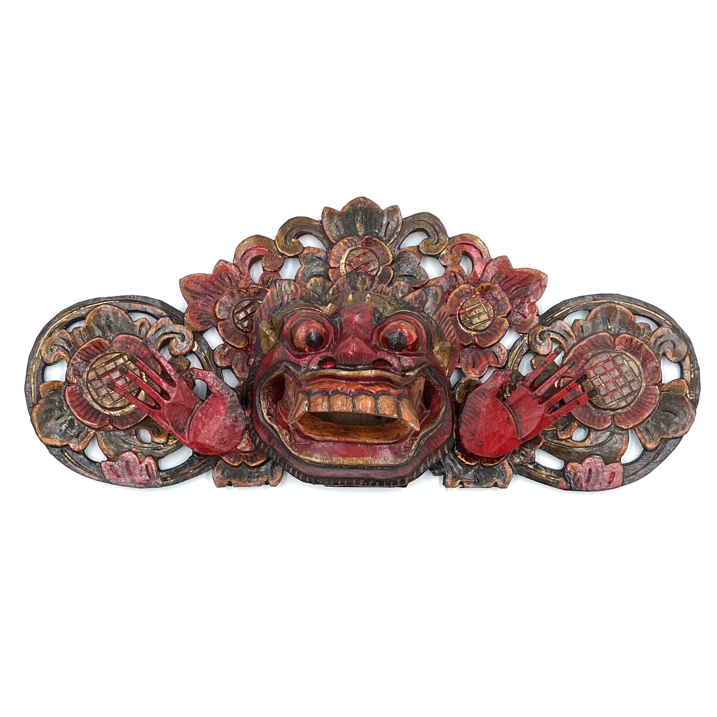 Hand Carved & Painted Boma Masks