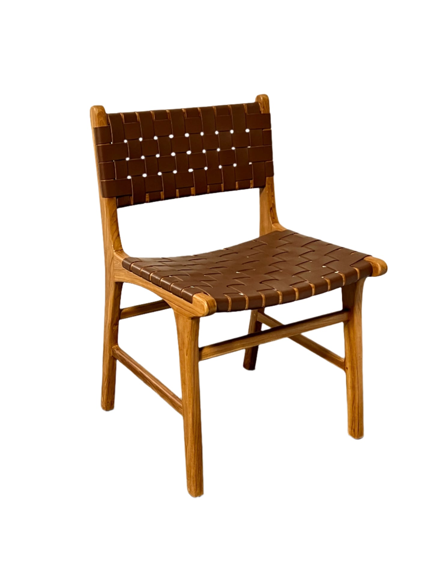 Leather Teakwood Chair