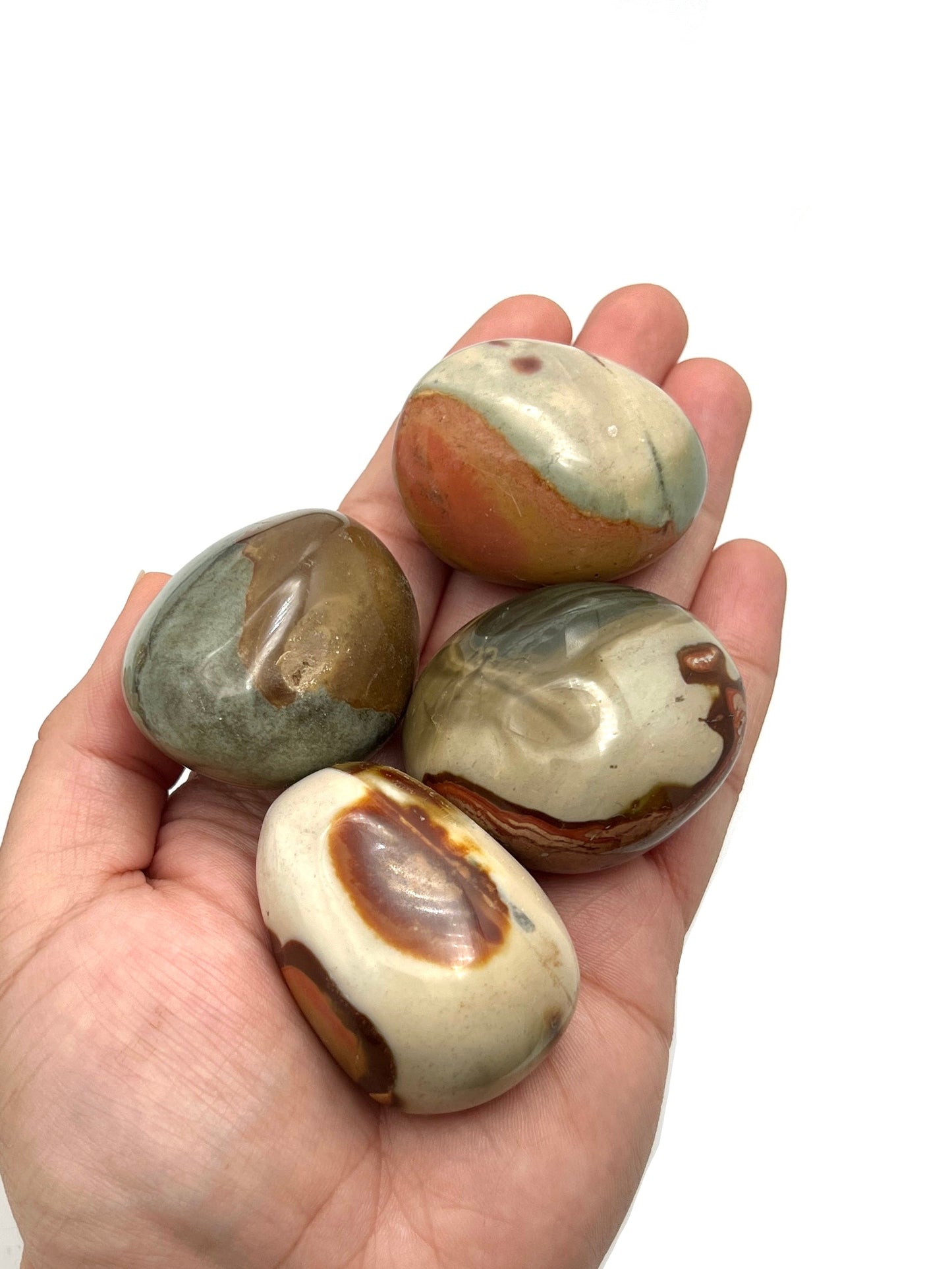 Polychrome Jasper Palmstones