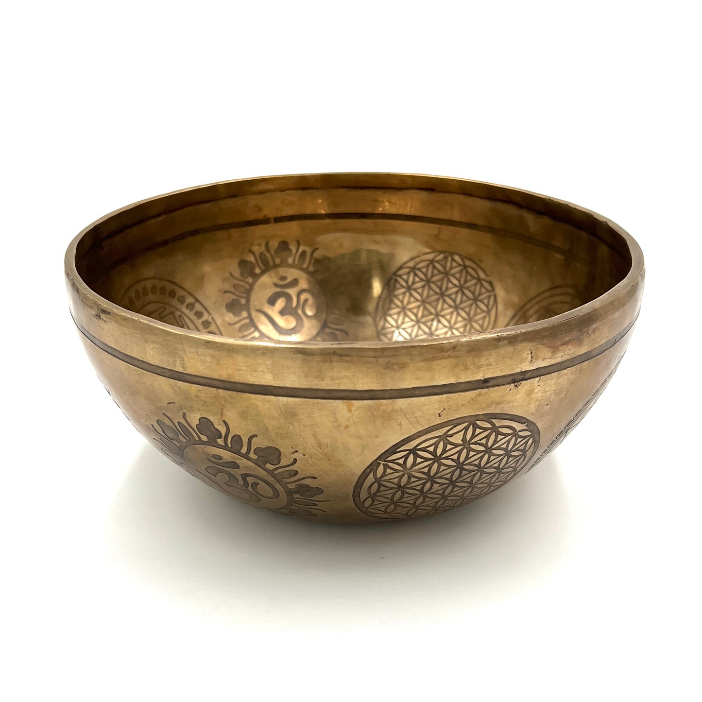 Hand Carved and Tuned Seven Metal Indian Singing Bowls