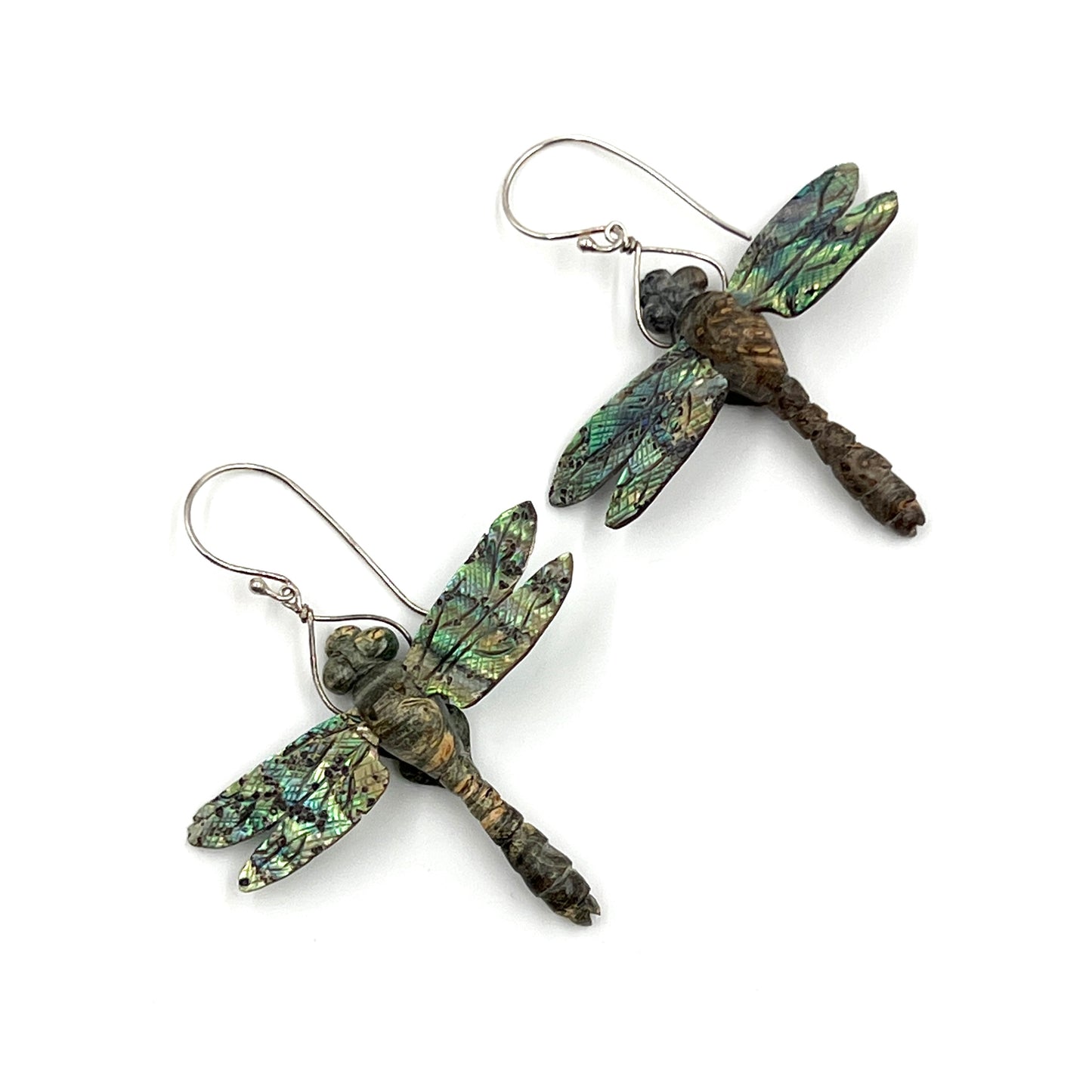 Sterling Silver Dragonfly Earrings
