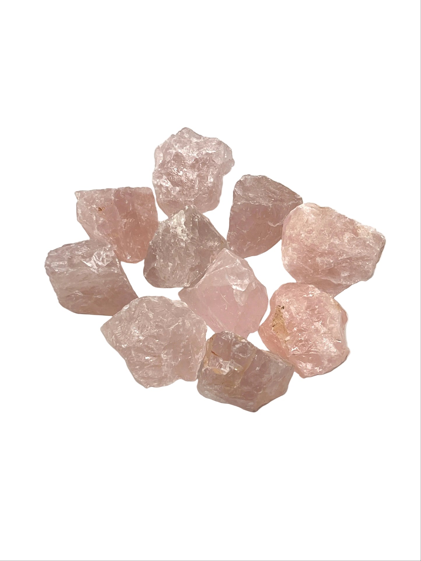 Small Raw Rose Quartz Chunks