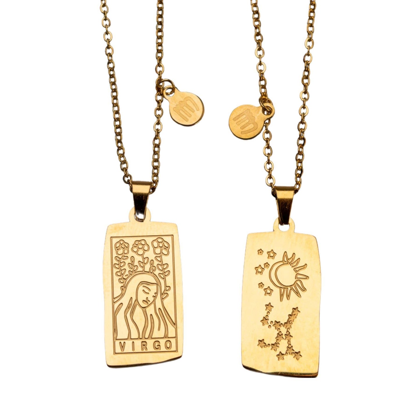 Zodiac Tarot Card & Astrology Necklace