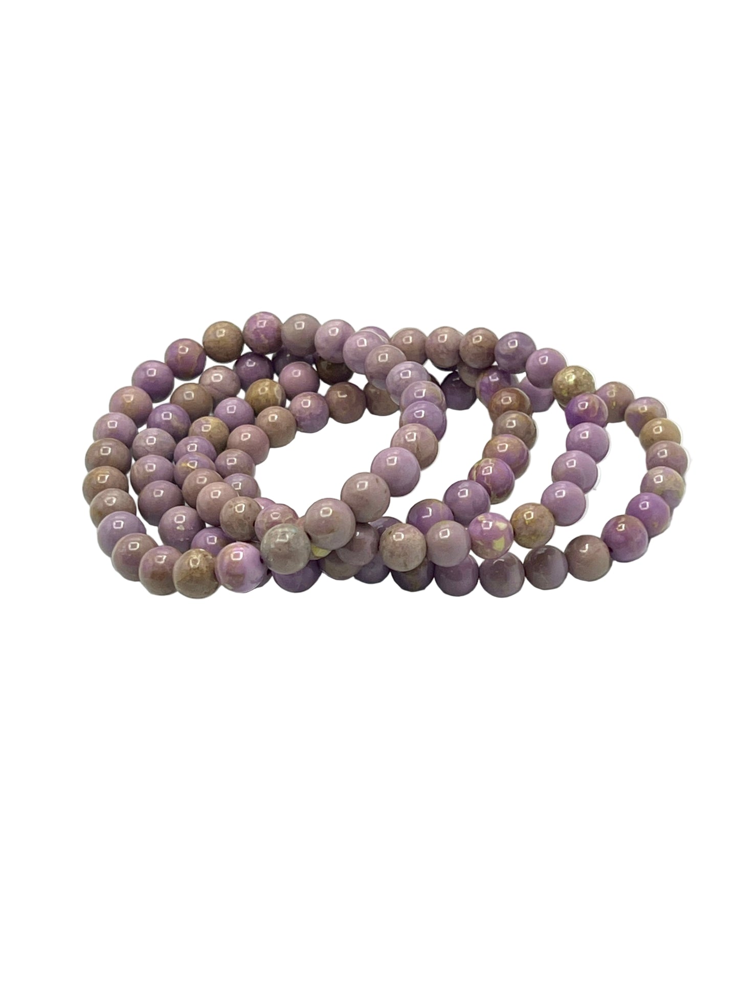 Phosphosiderite Stretchy Bracelets