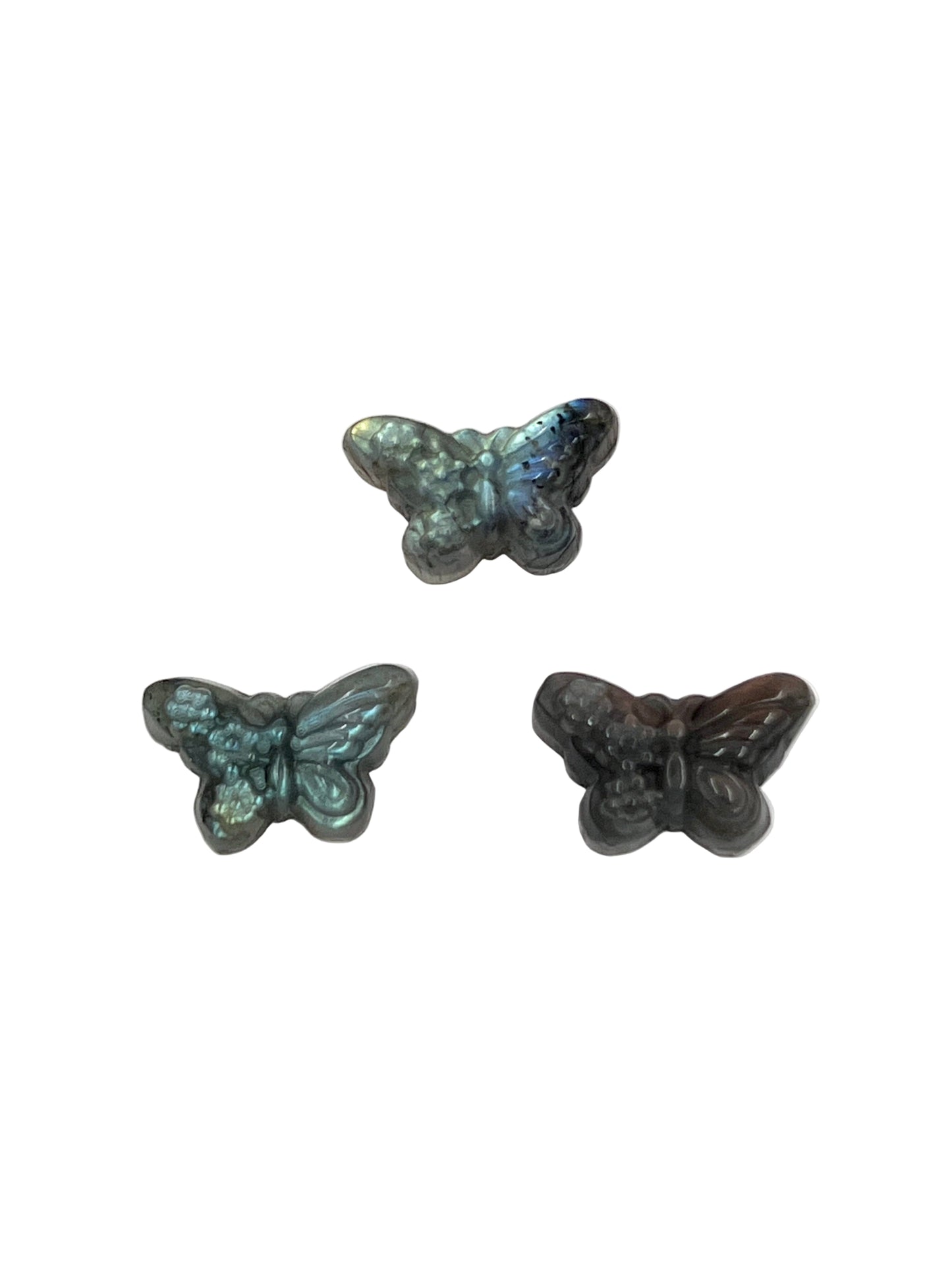 Labradorite Butterfly Carving