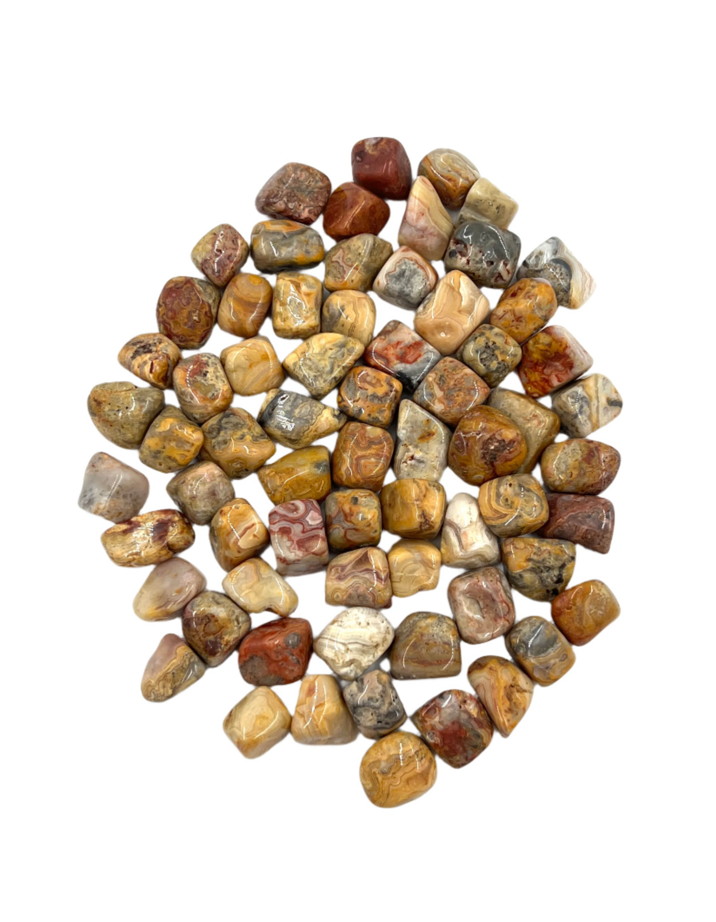 Crazy Lace Agate Tumbles