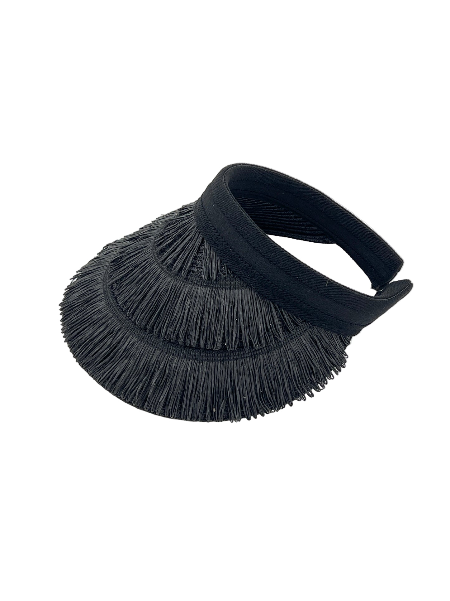 Woven Straw Visor Hat