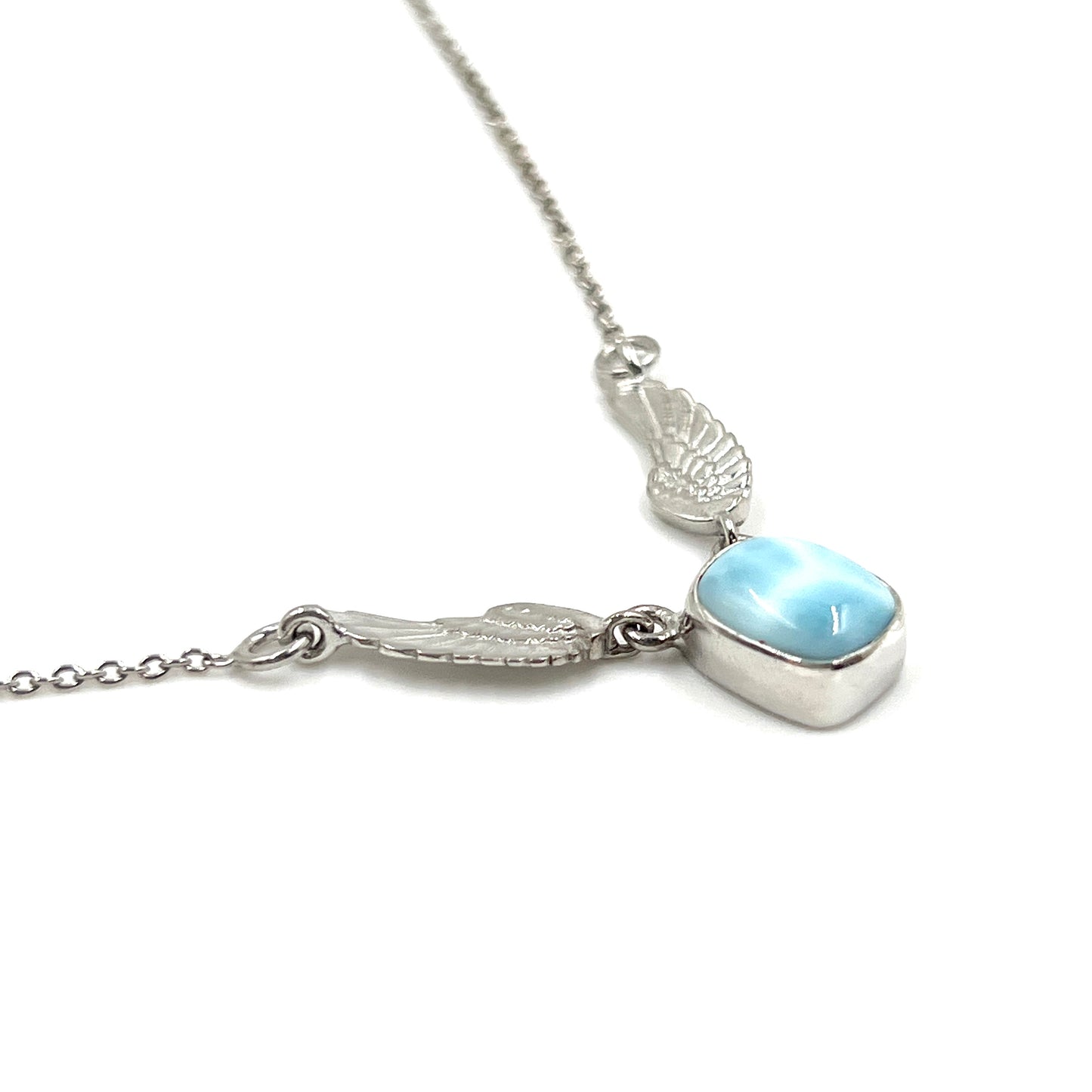 Sterling Silver Gemstone Winged Necklaces