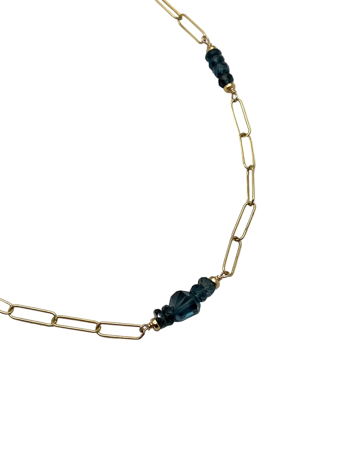 London Blue Topaz Gold Filled Necklaces