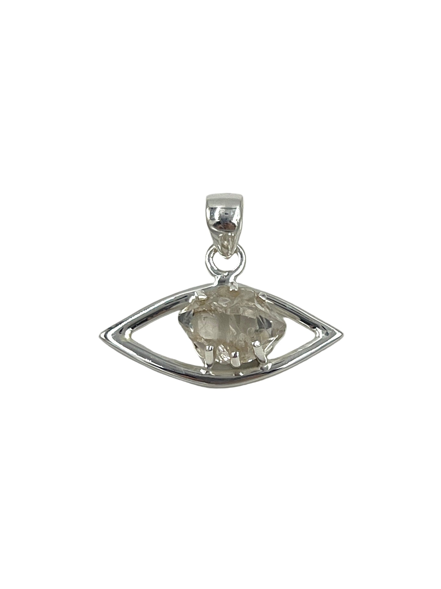 Silver Herkimer Diamond Pendants