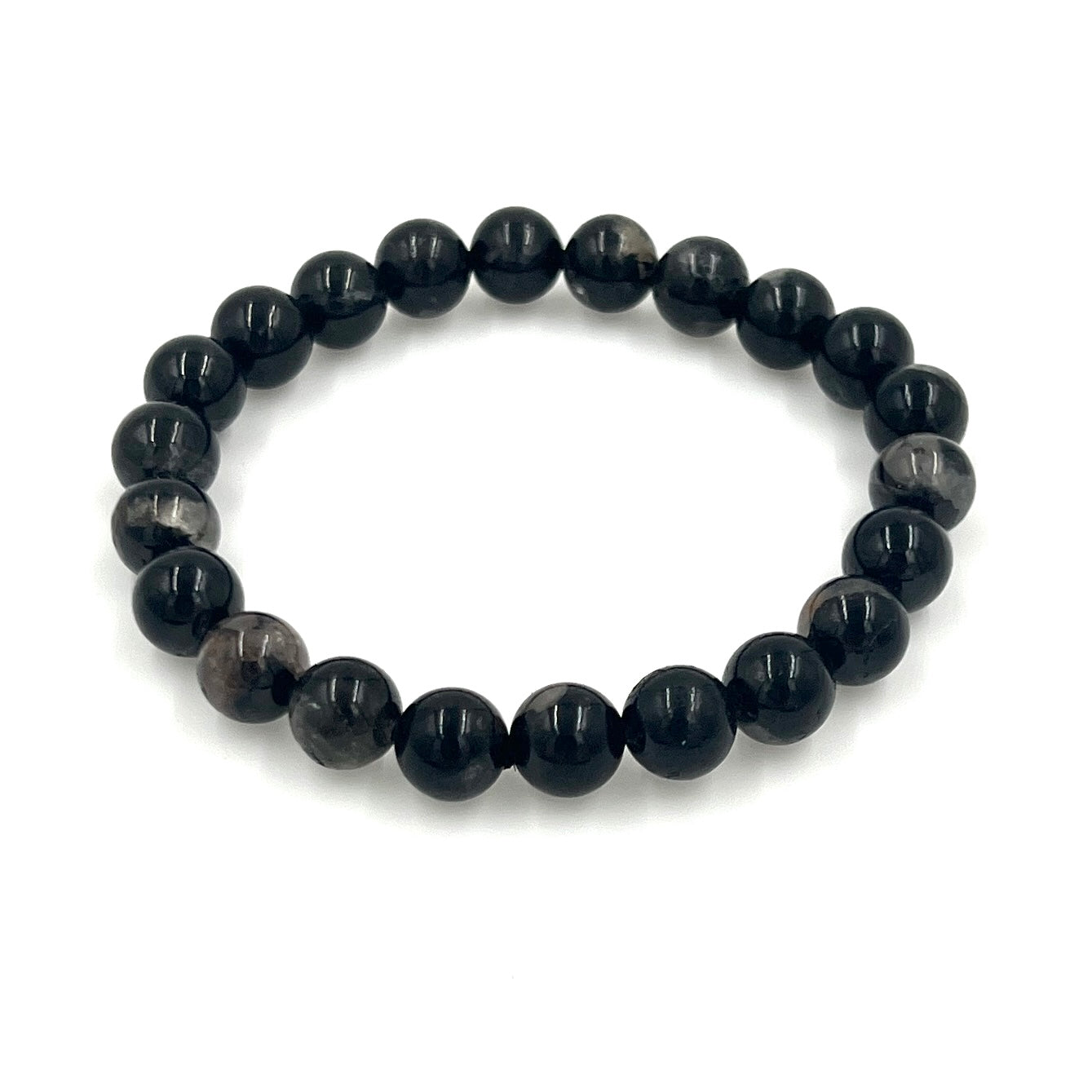Black Tourmaline Stretchy Bracelet