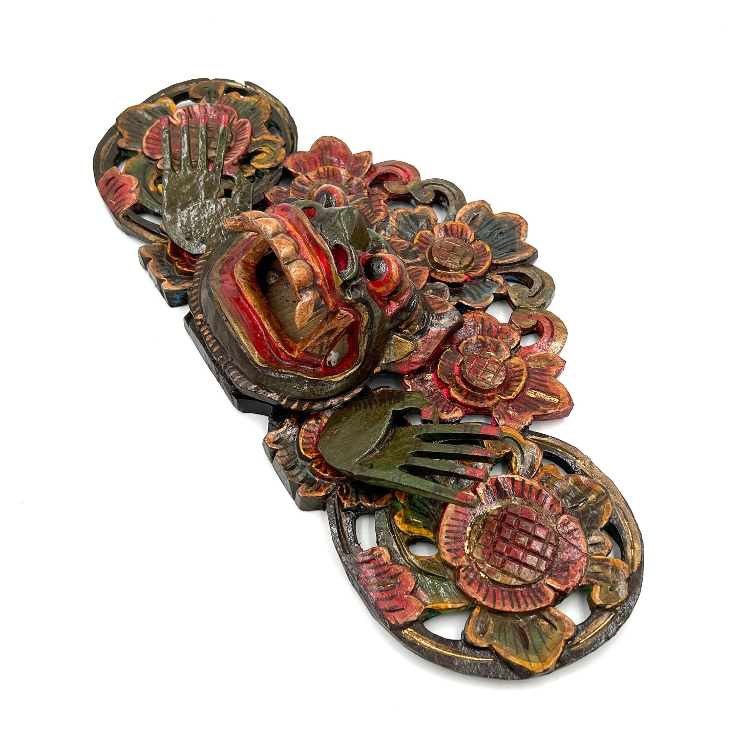 Hand Carved & Painted Boma Masks