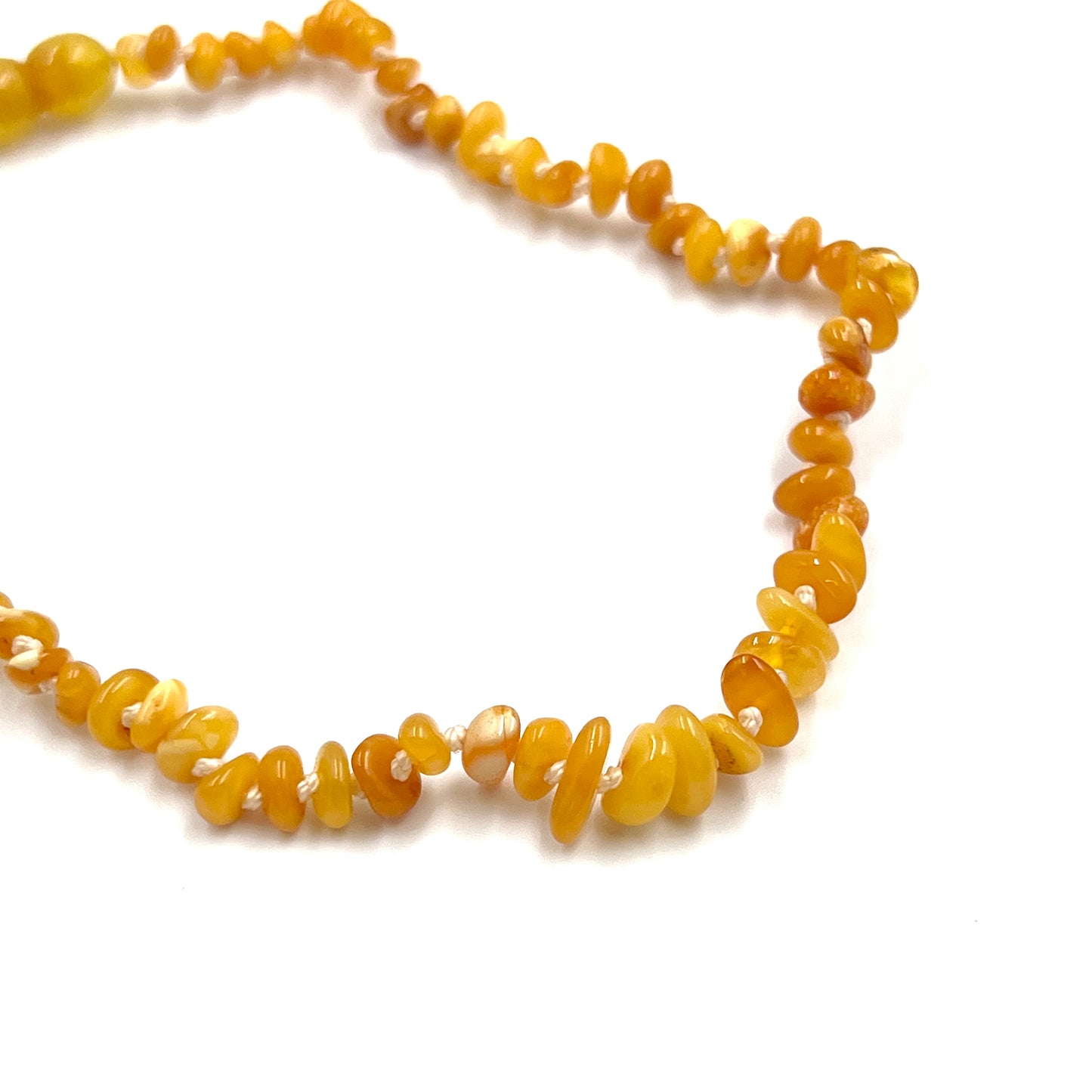 Hand Knotted Amber Baby Teething Necklaces