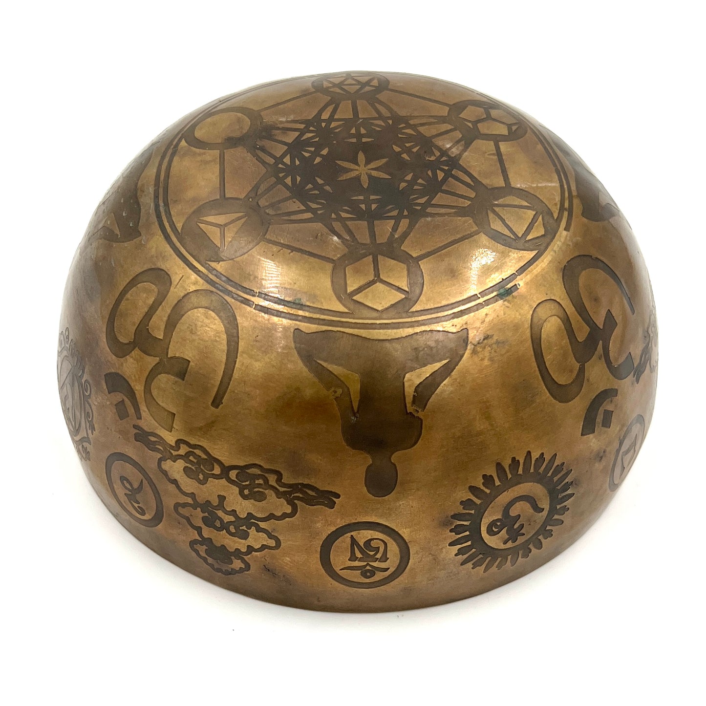 Hand Carved and Tuned Seven Metal Indian Singing Bowls