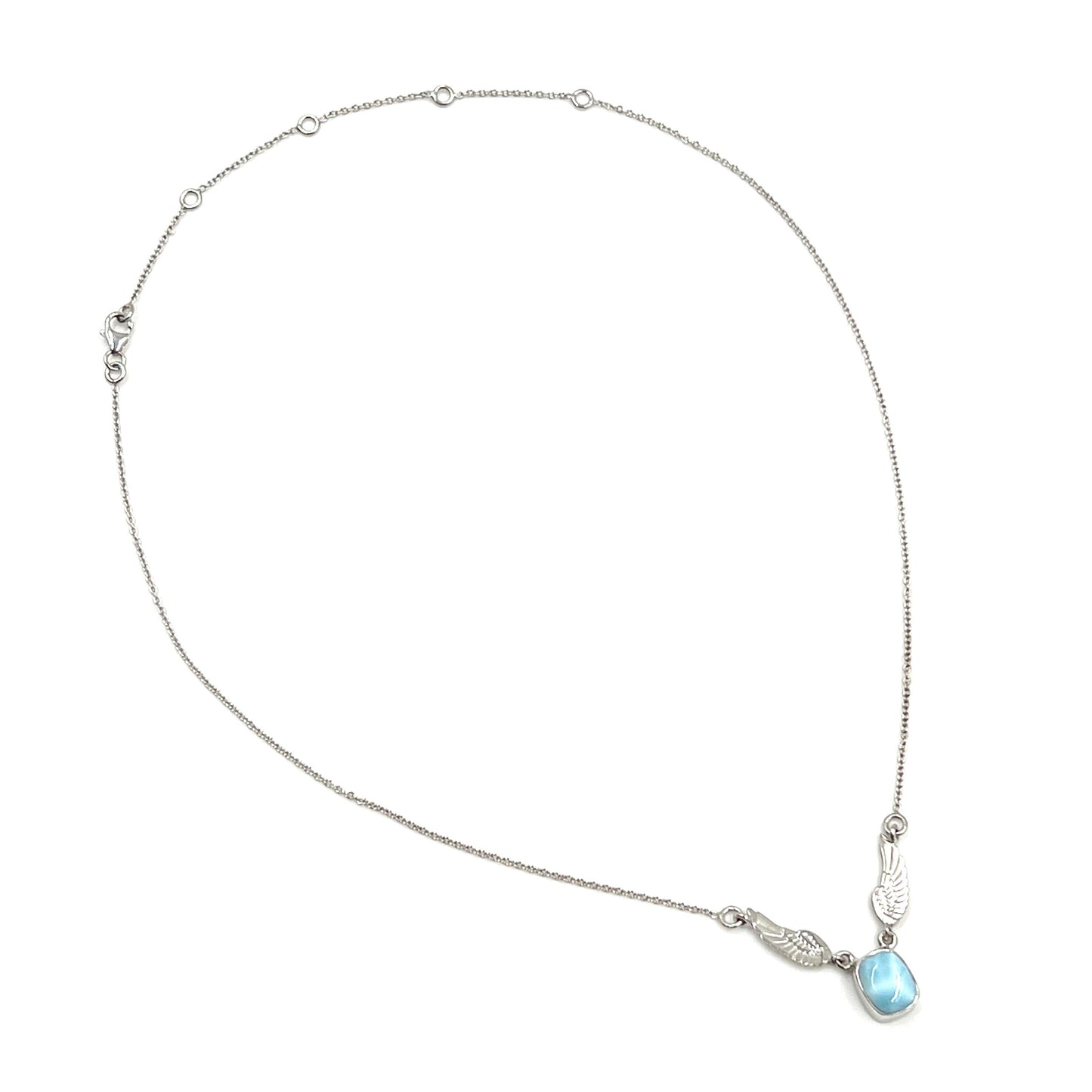 Sterling Silver Gemstone Winged Necklaces