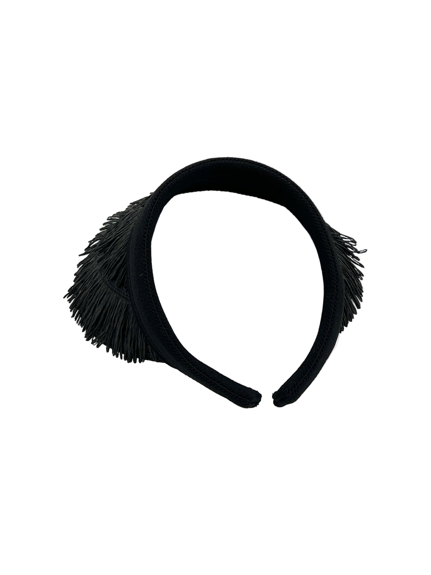 Woven Straw Visor Hat