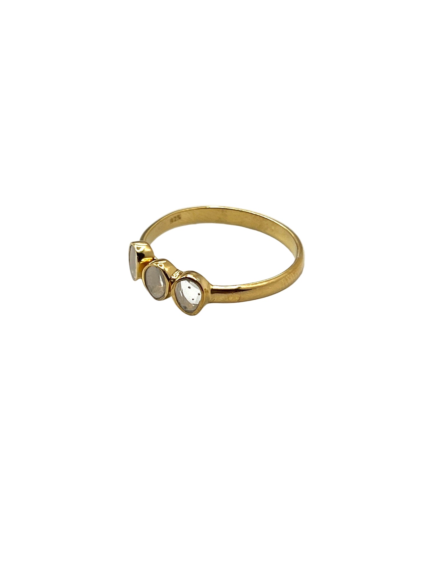 Tri Polki Diamond Ring