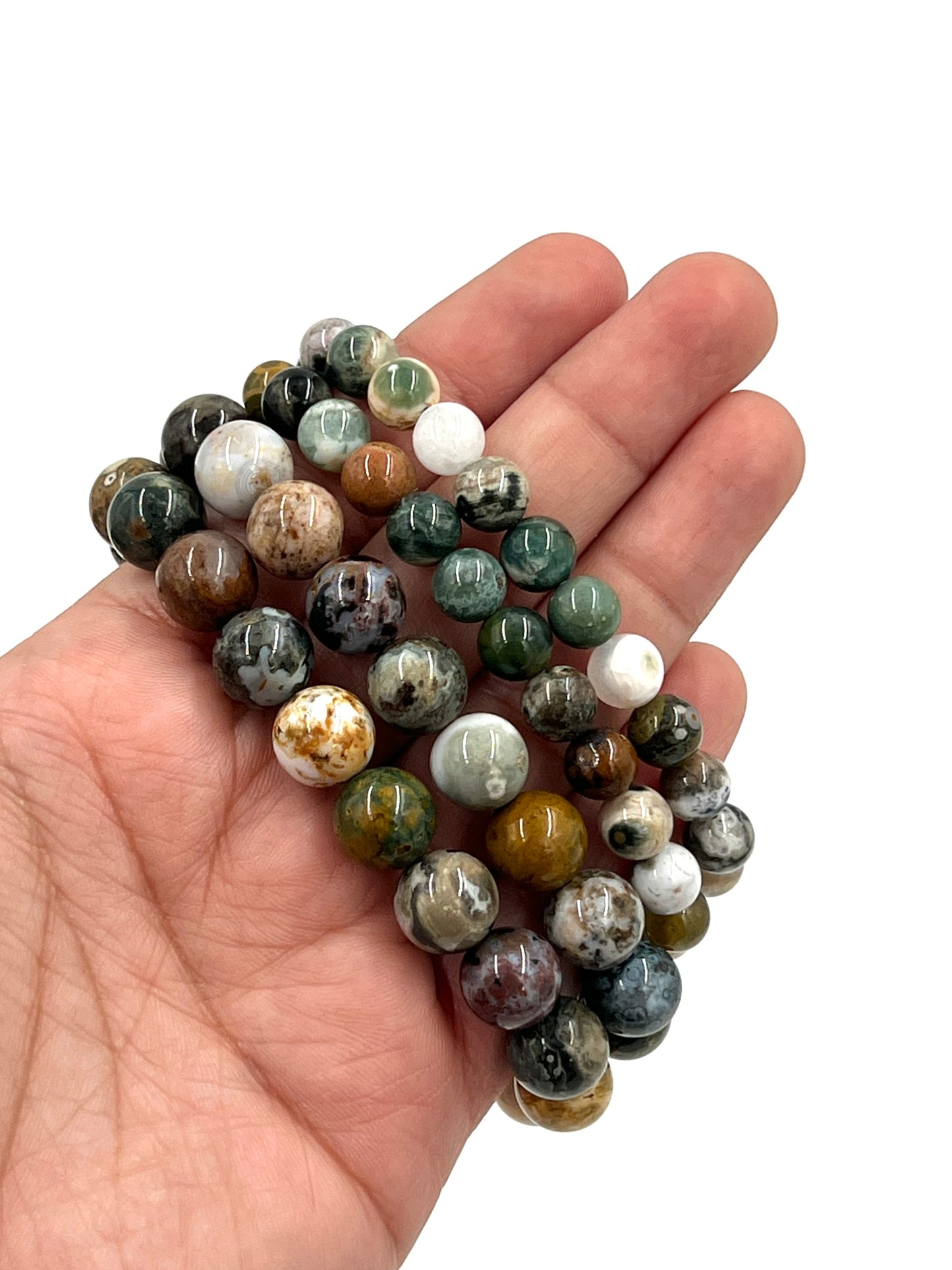 Ocean Jasper Beaded Bracelets