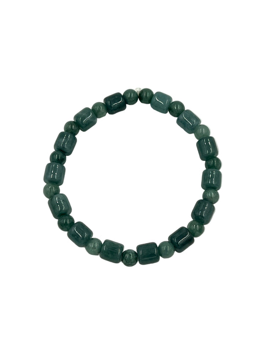 Jade Tube Beaded Bracelets