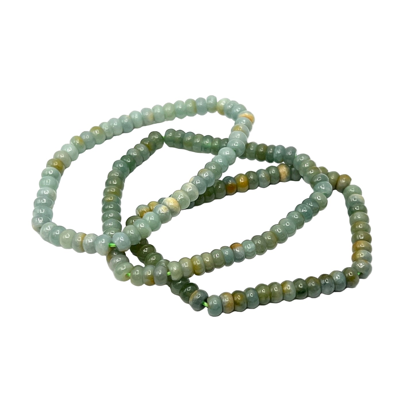 Jade Tube Stretchy Bracelet