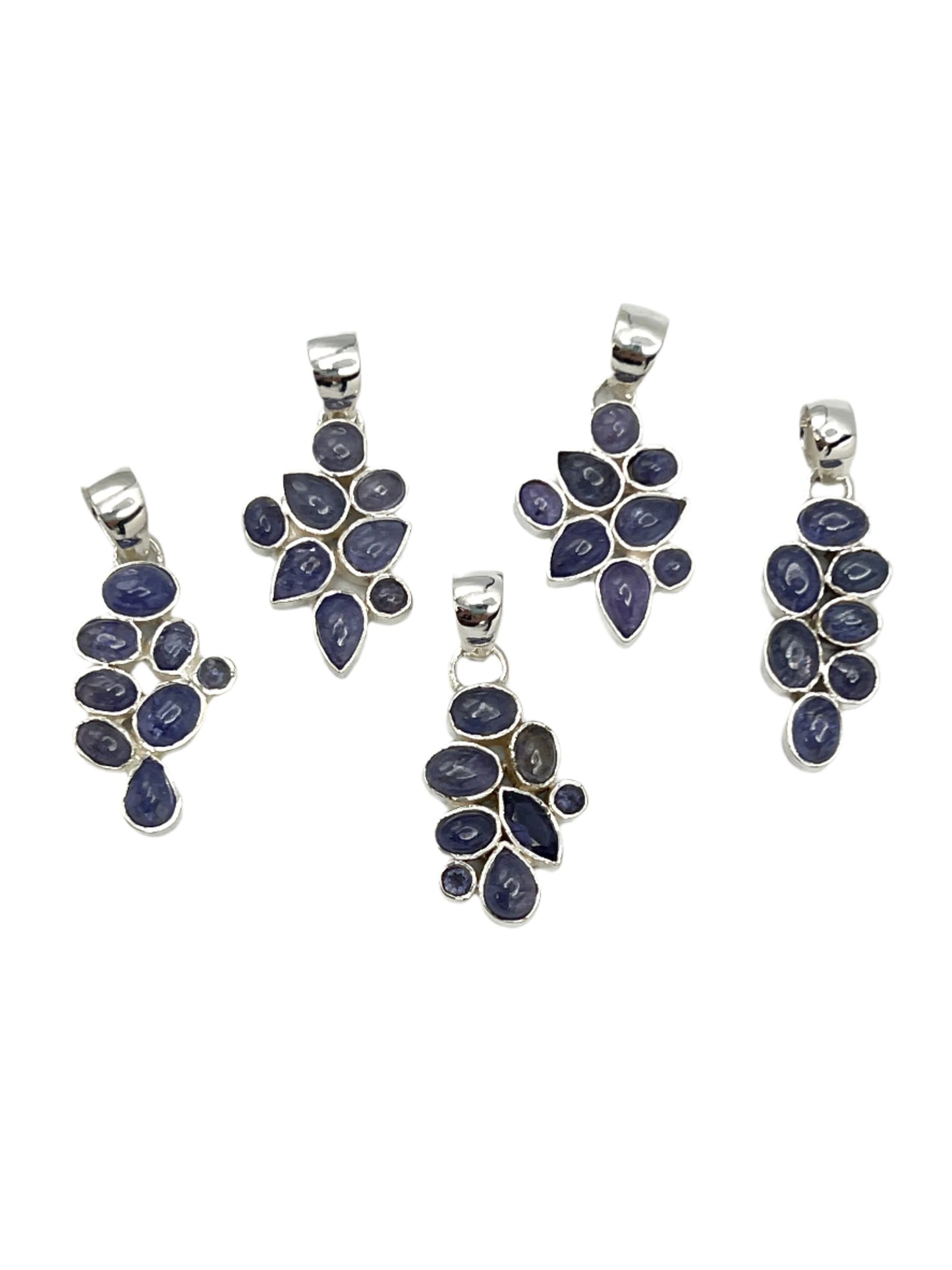 Sterling Silver Tanzanite Pendants