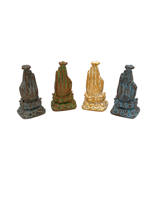 Resin Praying Hands Incense Burner