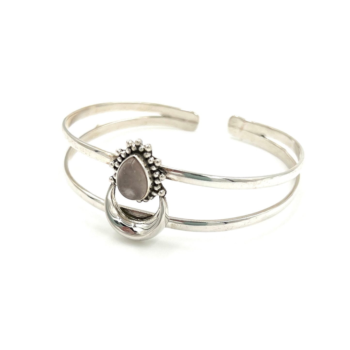 Crescent Moon Gemstone Bracelets