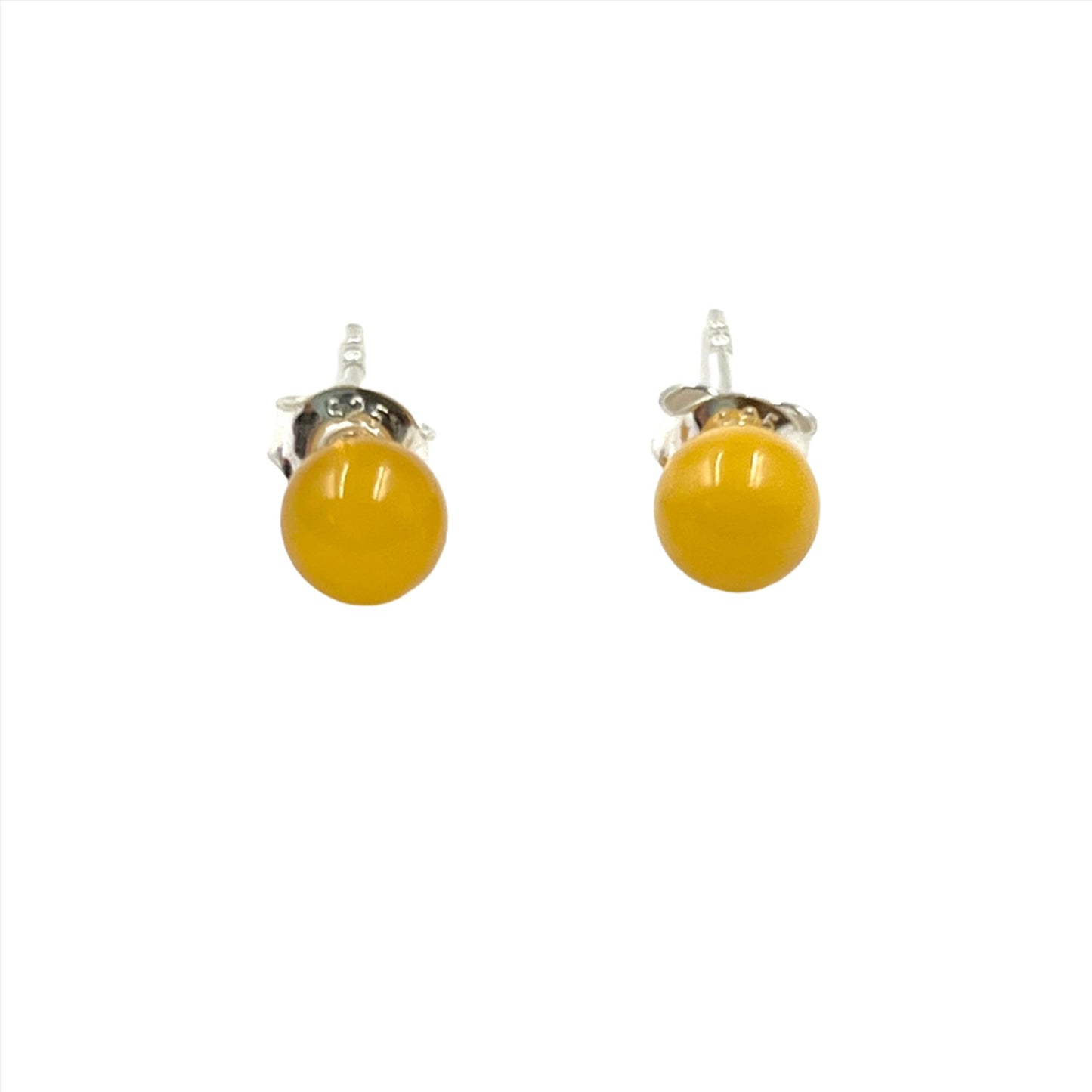 Butterscotch Amber Studs