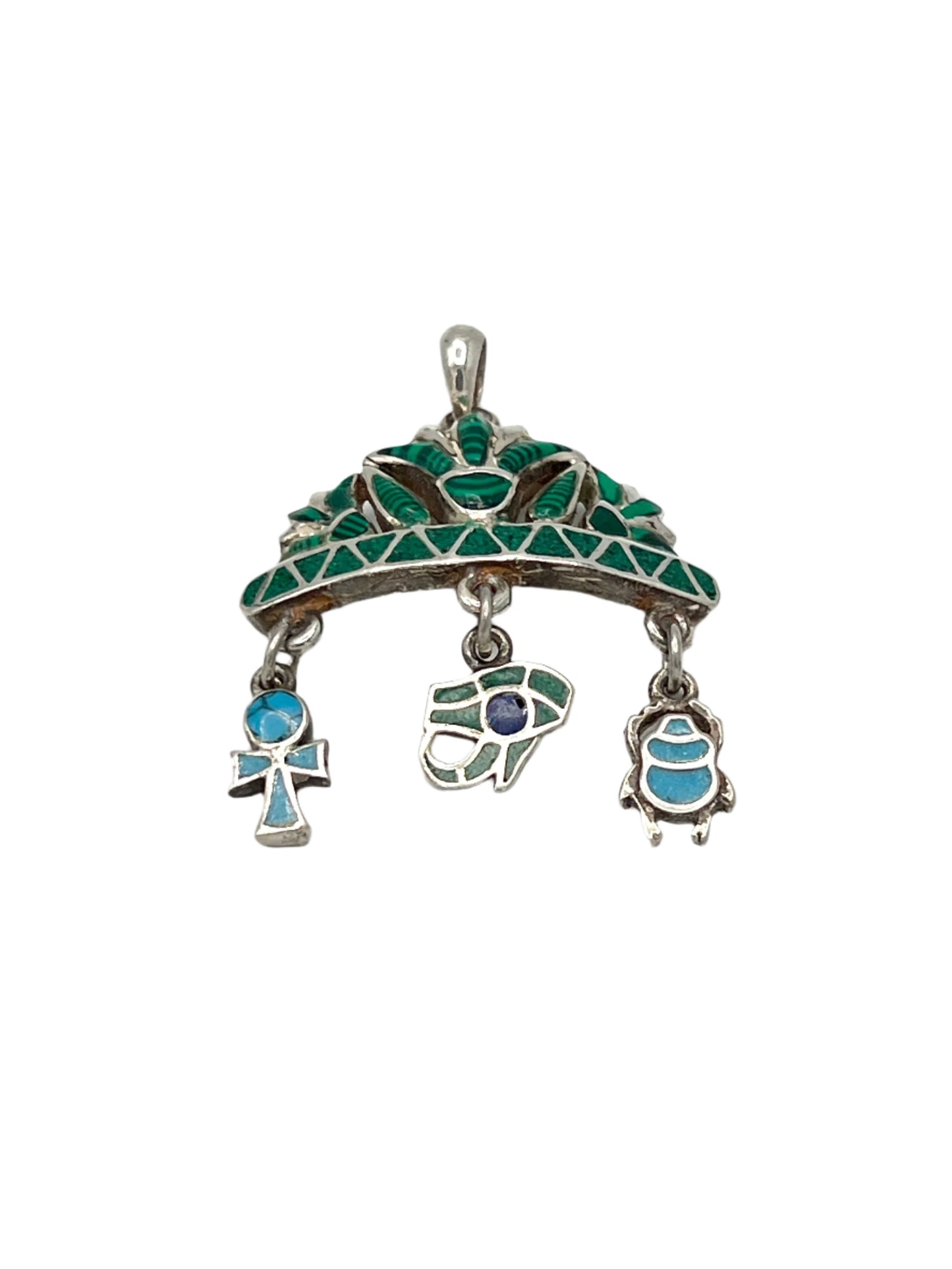 Silver Crown Charm Pendants