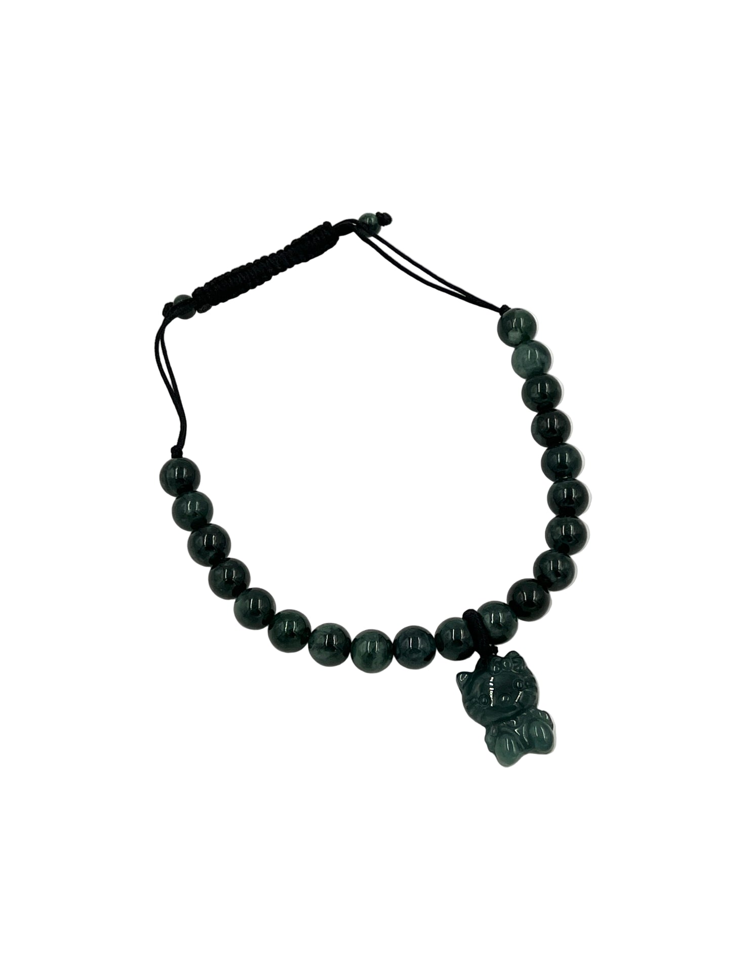 Hello Kitty Jade Beaded Bracelets