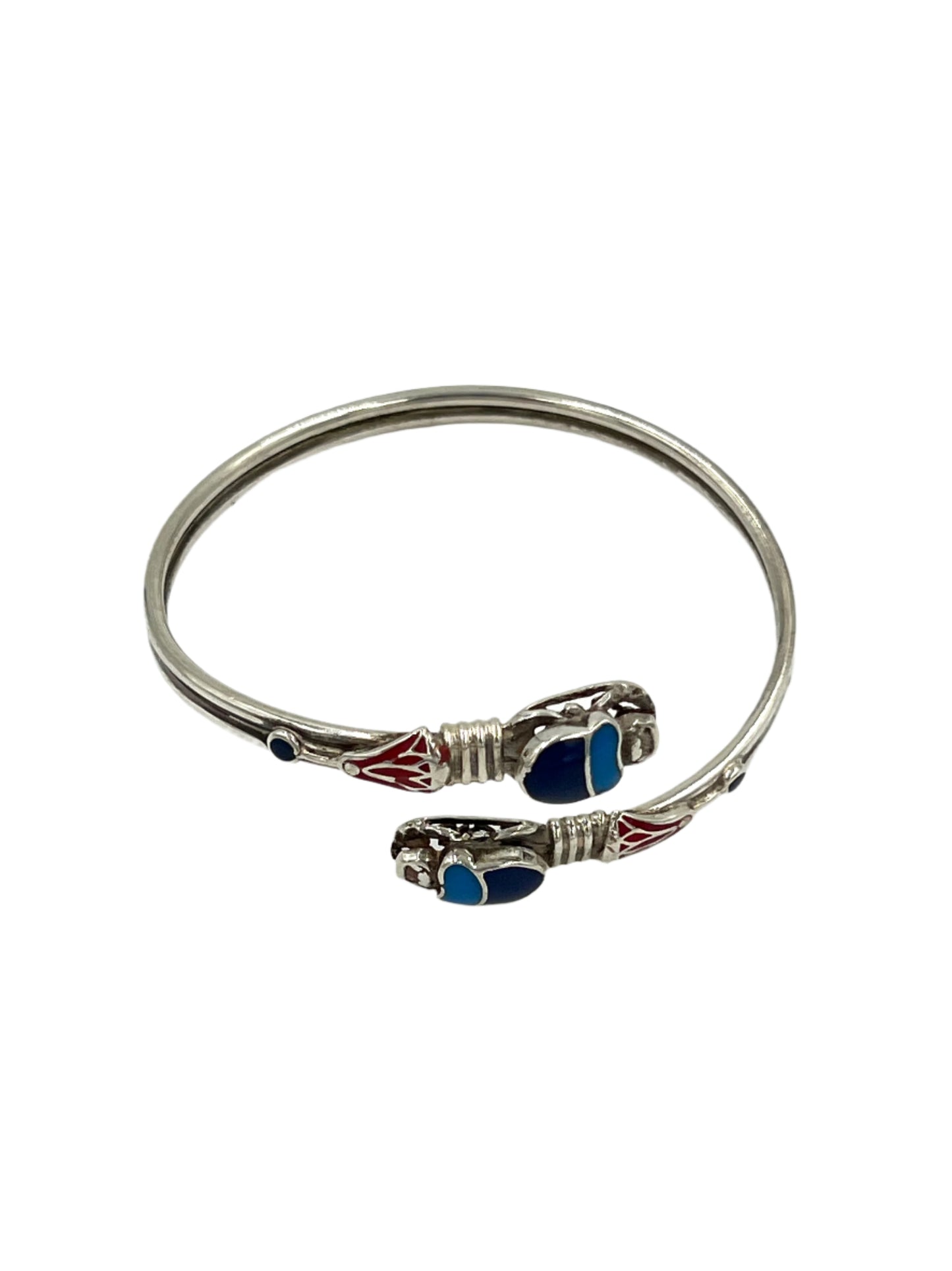 Silver Scarab Bracelets