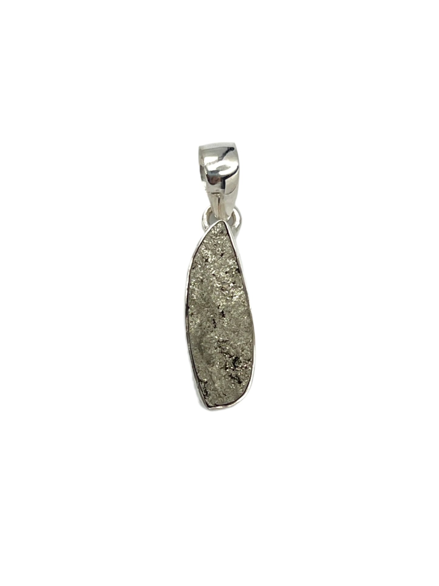 Sterling Silver Pyrite Pendants