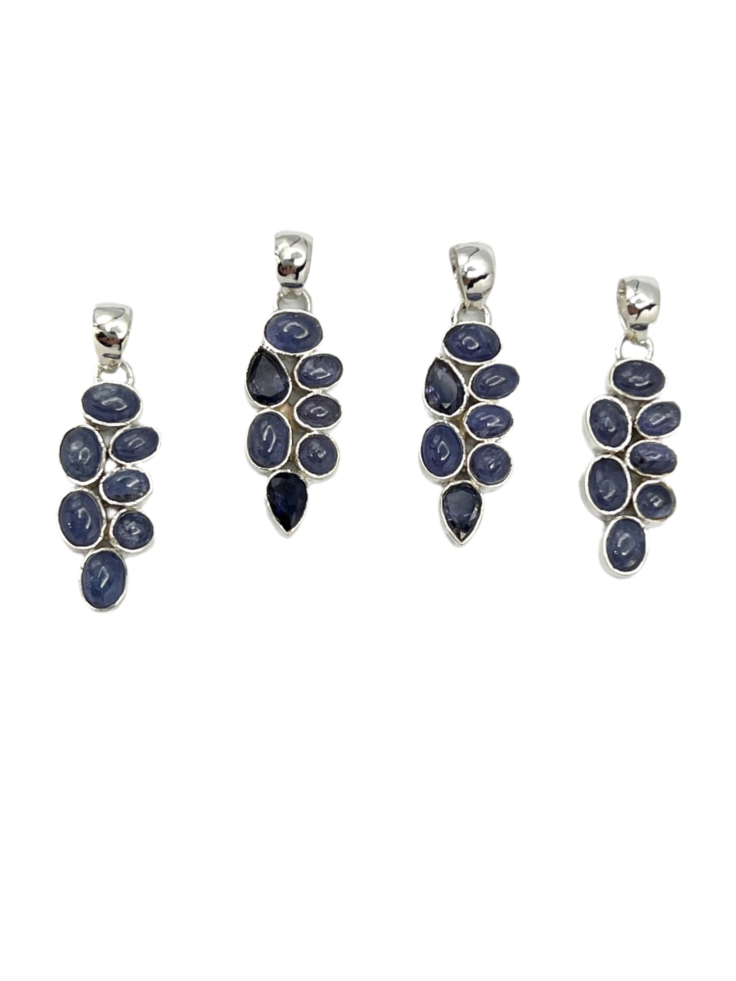 Sterling Silver Tanzanite Pendants