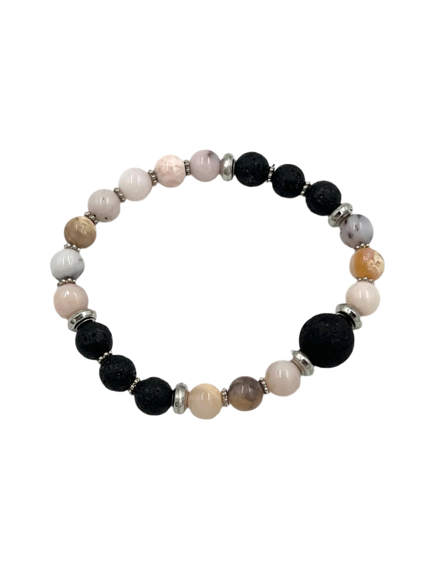 Peruvian Pink Opal Stretchy Bracelets