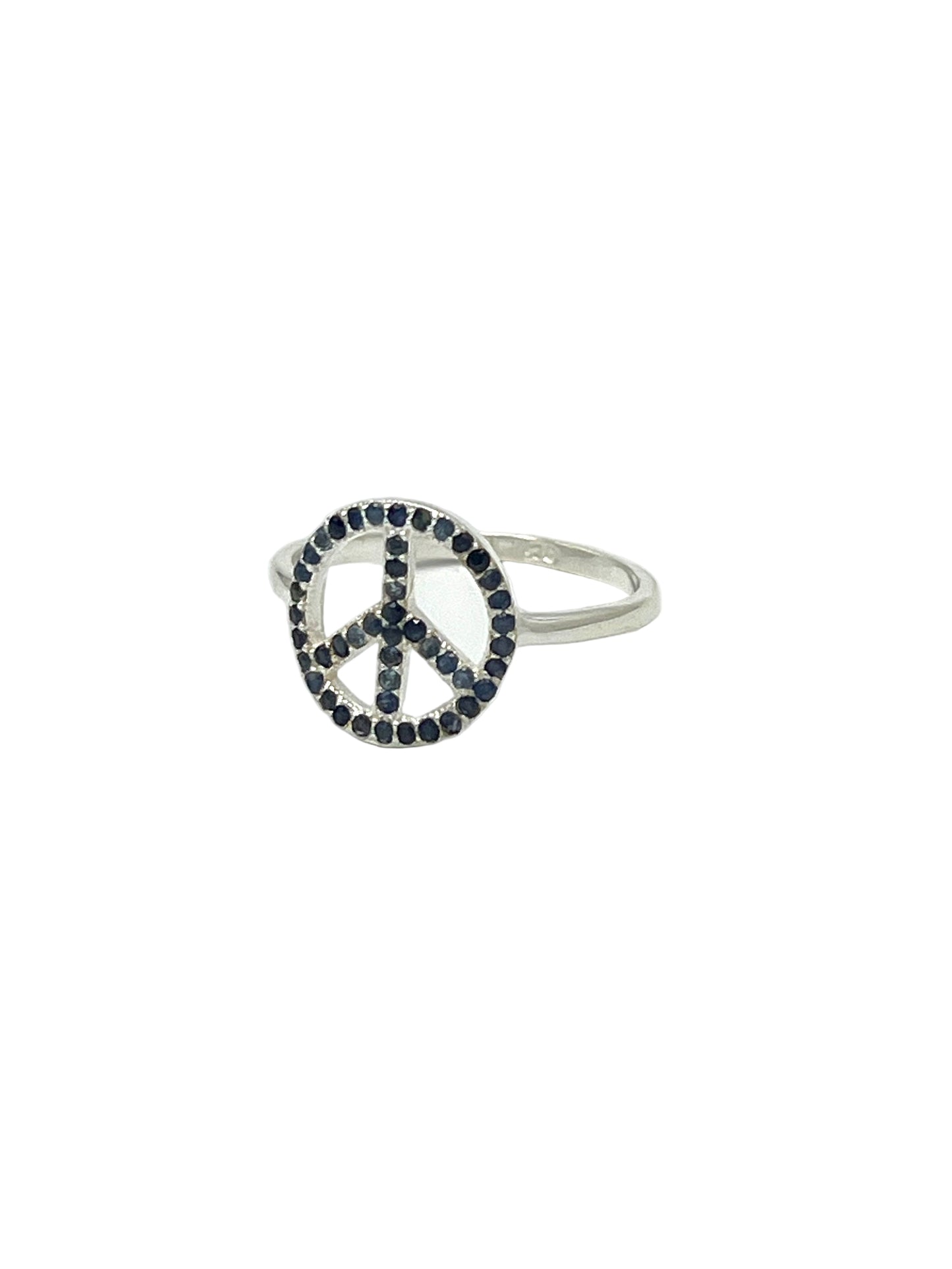 Gemstone Peace Ring