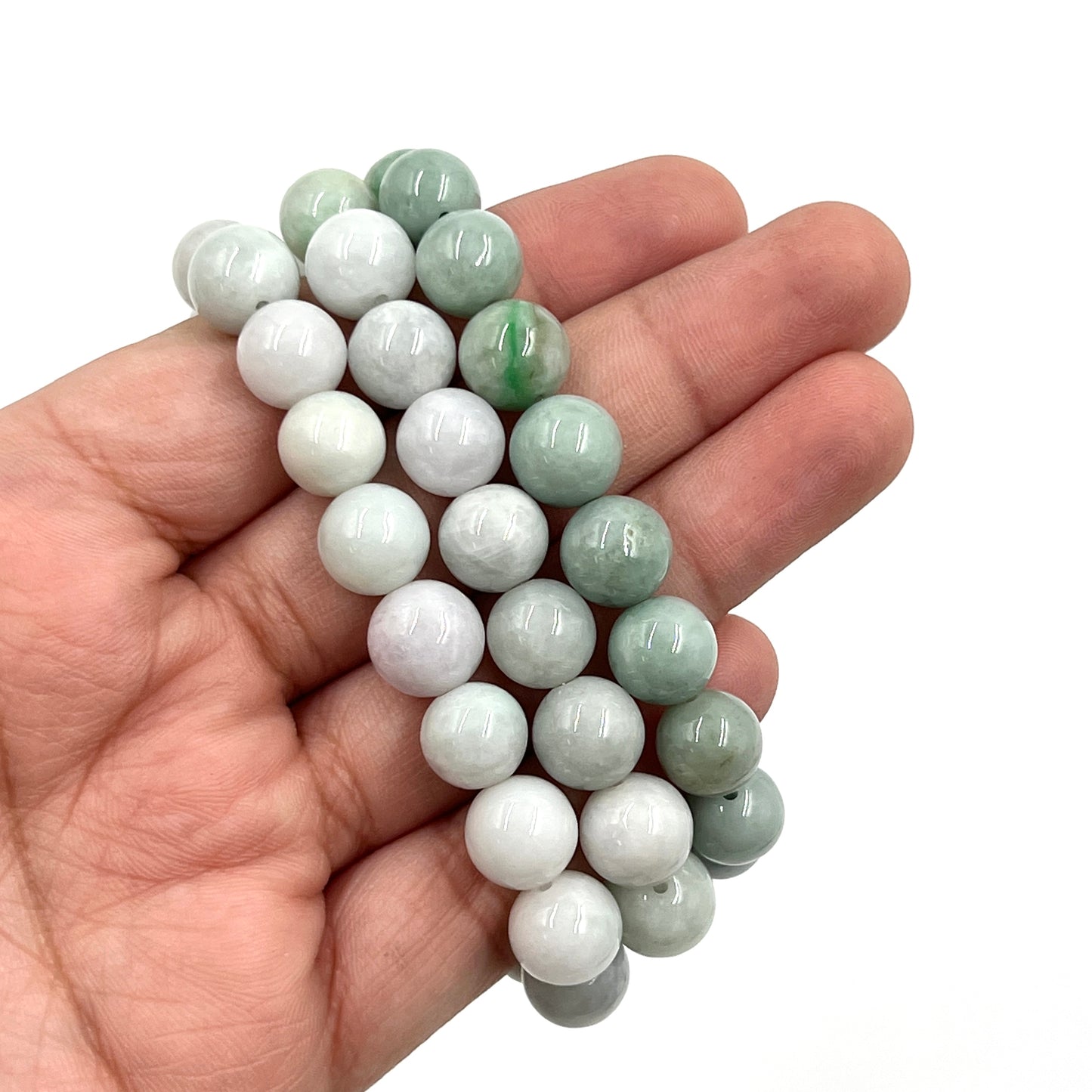 Burmese Jade Stretchy Bracelets