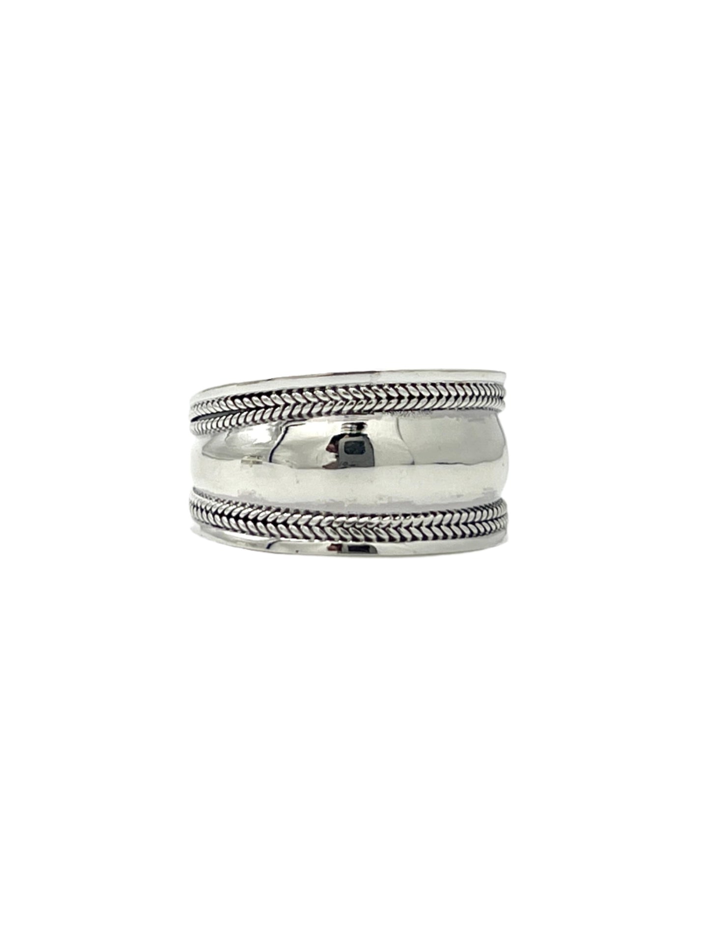 Sterling Silver Simple Braided Ring
