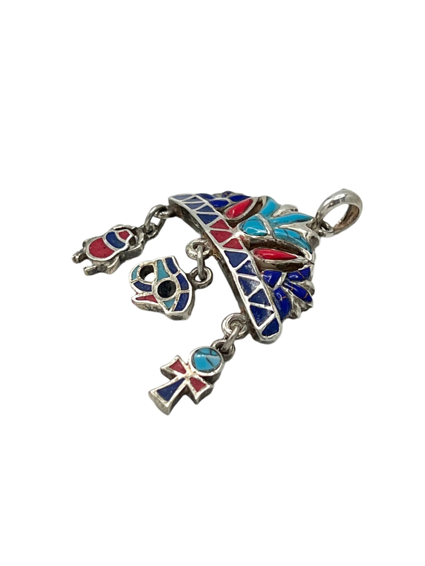 Silver Crown Charm Pendants