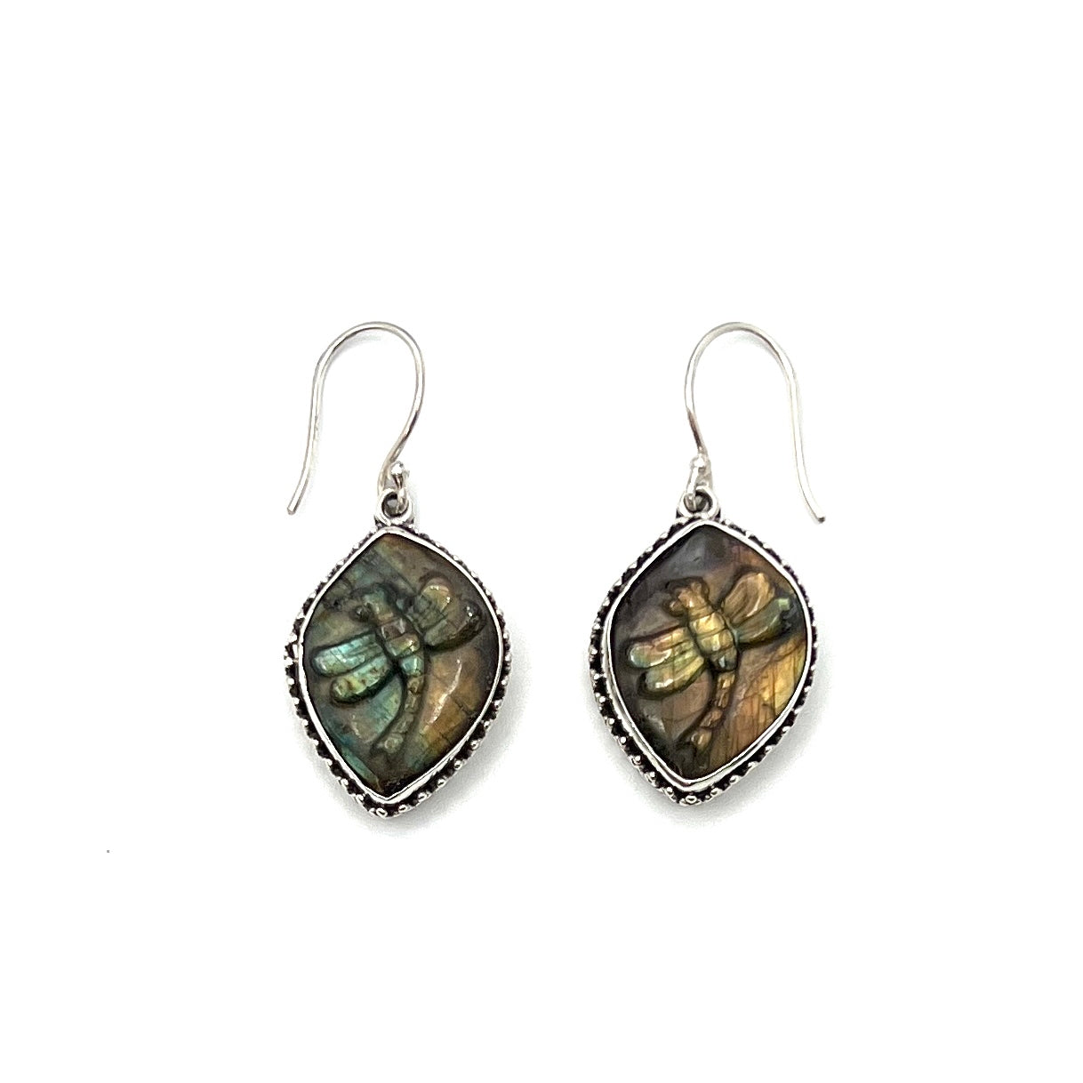 Dragonfly Gemstone Earrings