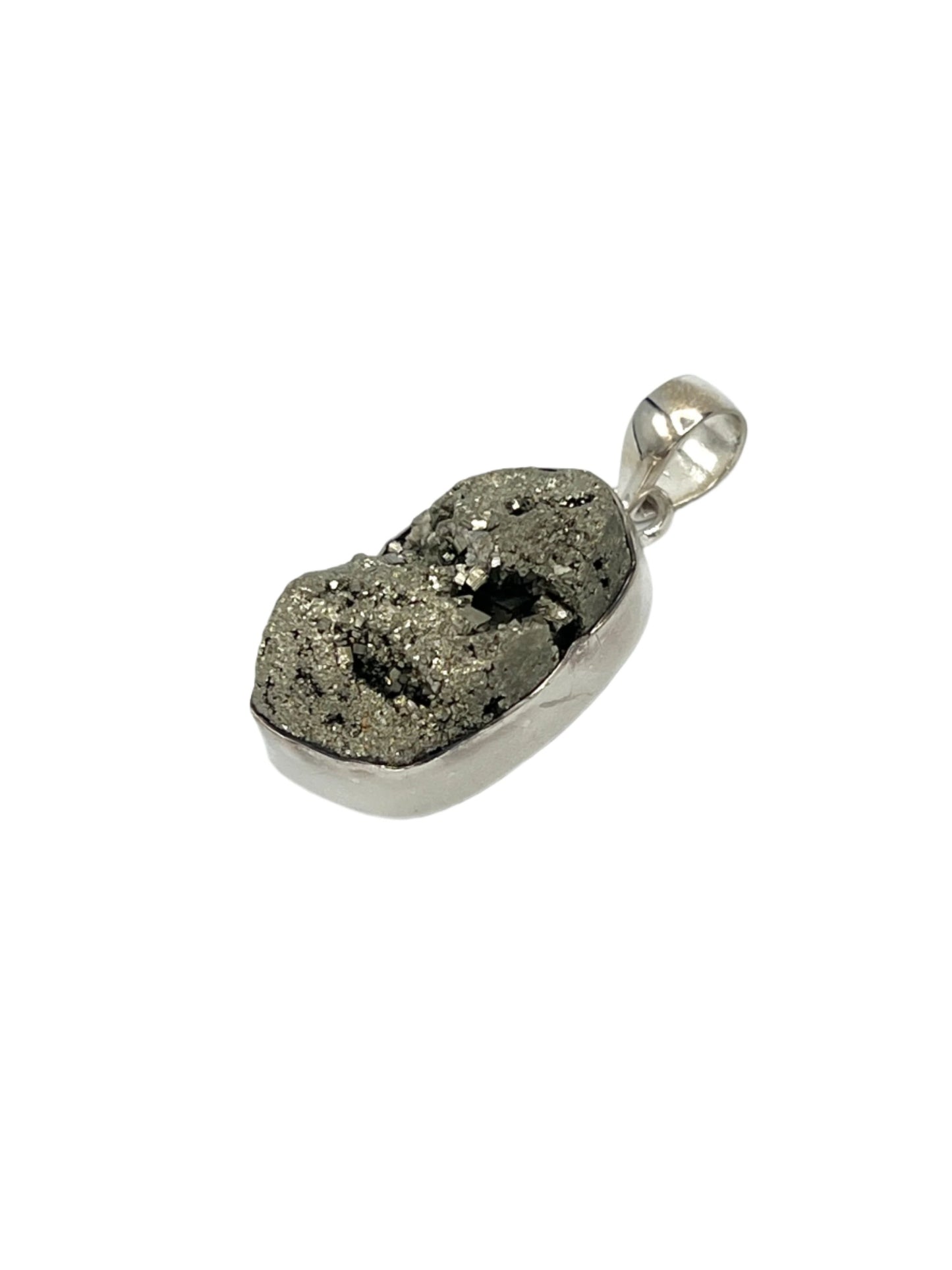 Sterling Silver Pyrite Pendants
