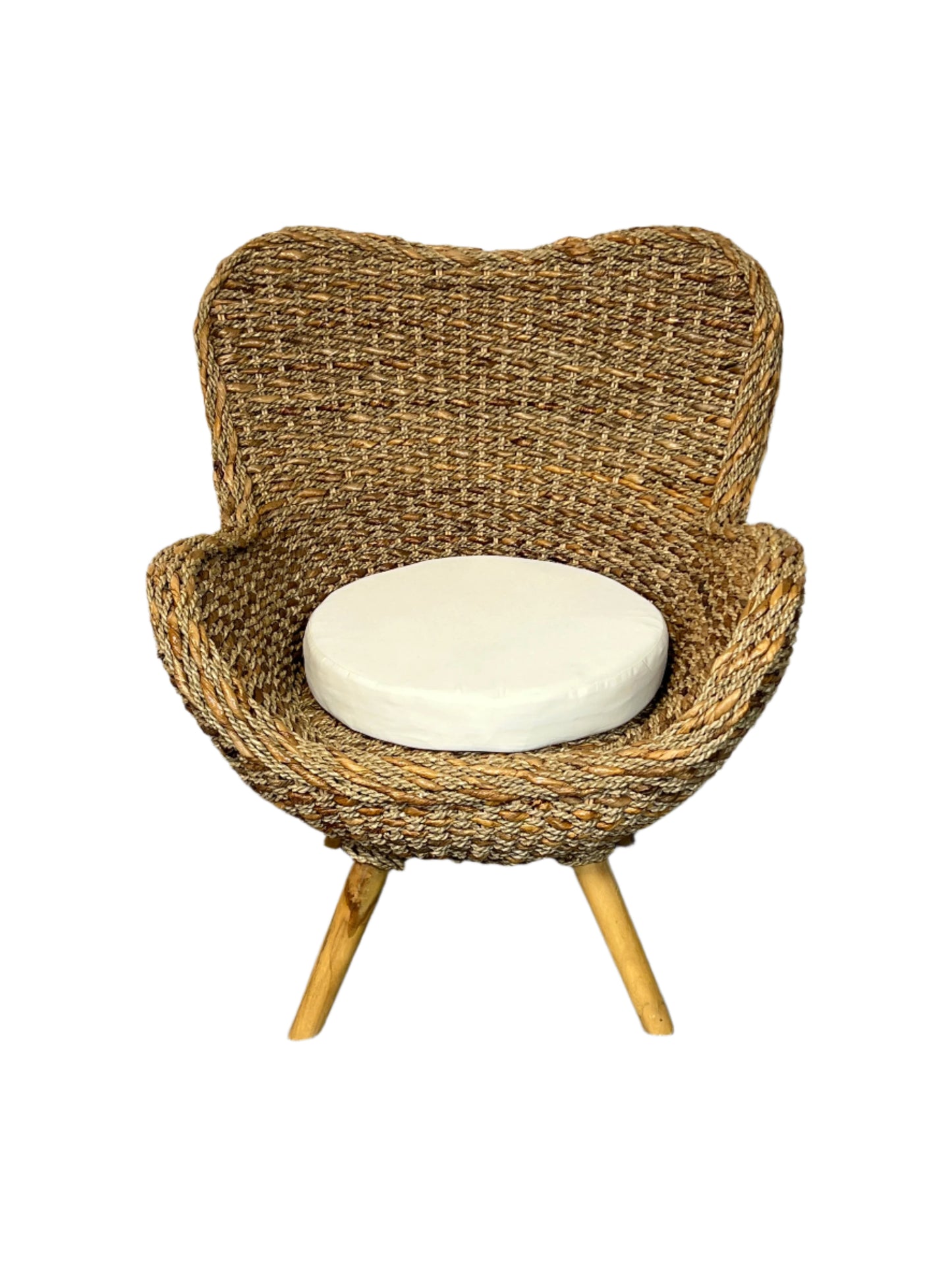 Seagrass & Banana Leaf Cushion Chairs